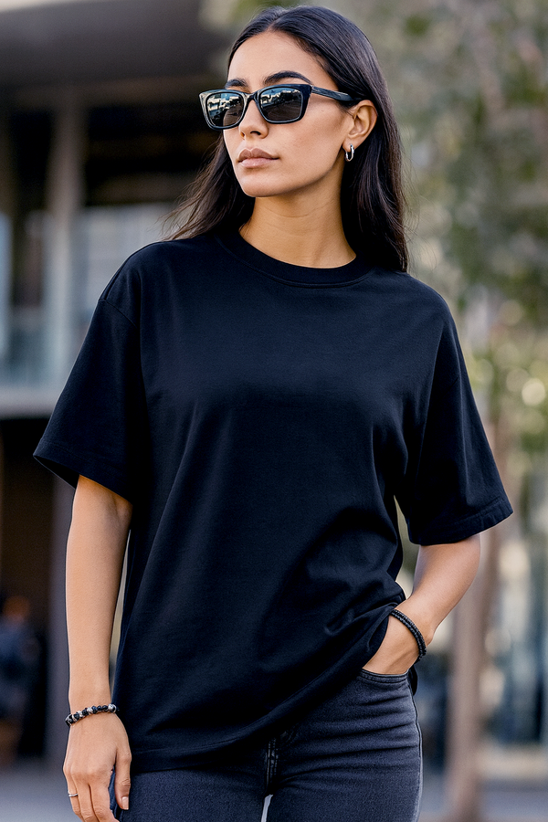 Camiseta Oversized Negra