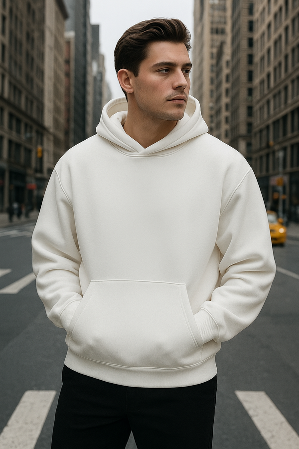 Hoodie Blanco
